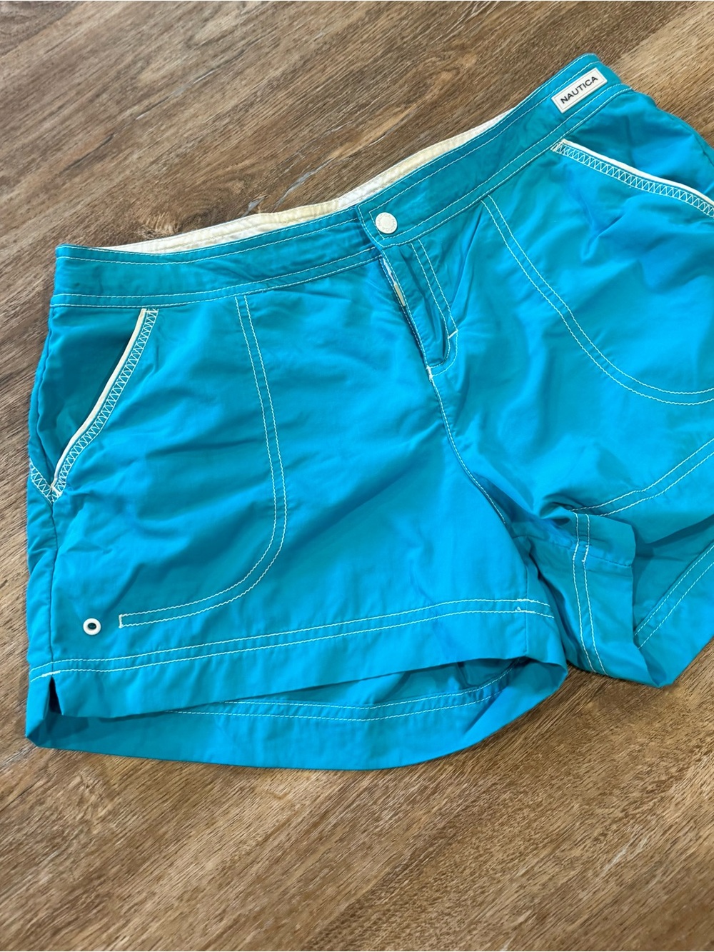 Nautica Women's Aqua Athletic Shorts